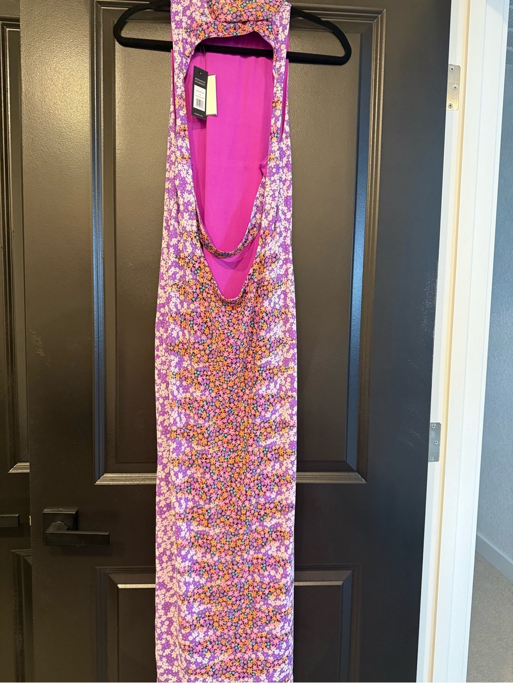 AFRM Purple Multi Floral Maxi Dress - Picture 2 of 4